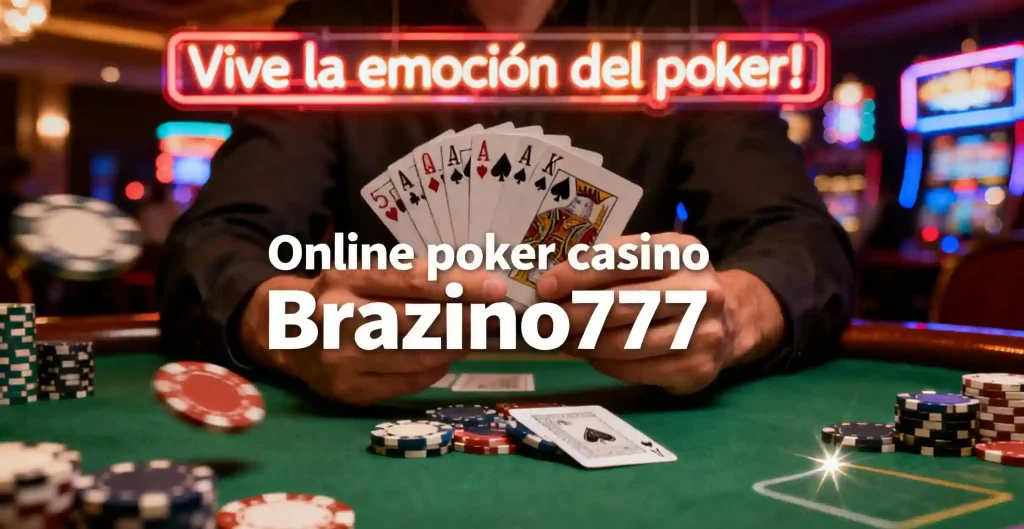 Juego de poker online Brazino777 emocionante